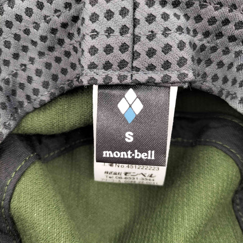 モンベル mont bell コアスパン コーデュロイ ハット レディース S