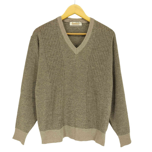 カシミヤ CASHMERE CASHMERE カシミヤ混 Vネック 長袖 ニット レディース L