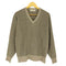 カシミヤ CASHMERE CASHMERE カシミヤ混 Vネック 長袖 ニット レディース L