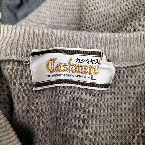 カシミヤ CASHMERE CASHMERE カシミヤ混 Vネック 長袖 ニット レディース L
