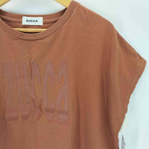 ズッカ ZUCCa ロゴプリント 半袖ワイドカットソー レディース M