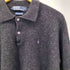 ポロバイラルフローレン Polo by RALPH LAUREN 90s ポニーロゴ刺繍 ラムウール ニットポロ メンズ import:XL
