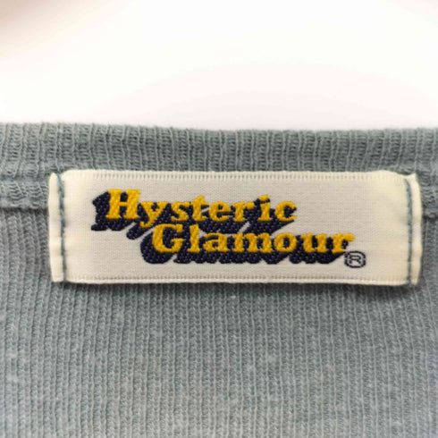 ヒステリックグラマー HYSTERIC GLAMOUR 90-00s フロントロゴイラスト クルーネック半袖Tシャツ Y2K レディース FREE