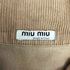 ミュウミュウ miu miu コーデュロイジャケット レディース S