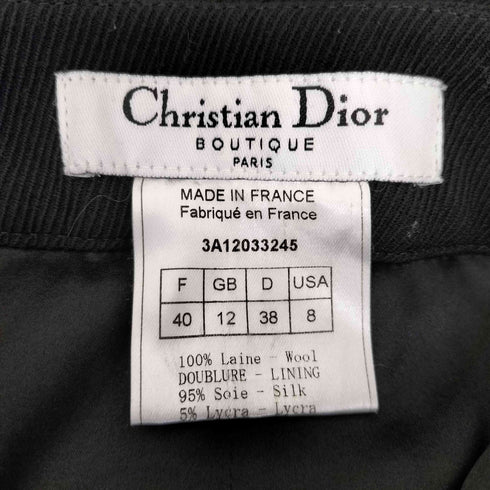 クリスチャンディオール Christian Dior イタリア製 ウールシルク タイトスカート レディース USA 8