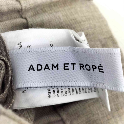 アダムエロペ Adam et Rope サステナブル ウーステッドカーゴパンツ レディース 38