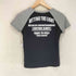 D&S Y2K クルーネック 両面プリントデザイン ラインストーン Tシャツ レディース JPN:M