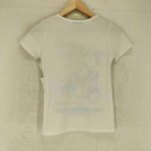 CHAMI CHAMI Y2K クルーネックプリントデザイン ラインストーン Tシャツ レディース JPN:M