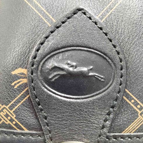 ロンシャン LONGCHAMP OLD レザーショルダーバック レディース