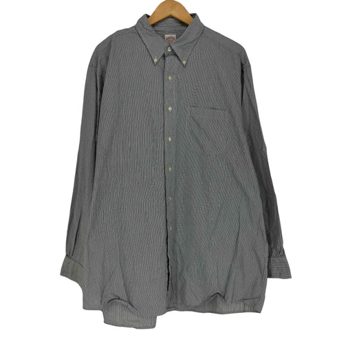 ブルックスブラザーズ BROOKS BROTHERS ストライプ ロングスリーブ ボタンダウン シャツ メンズ 17 1/2