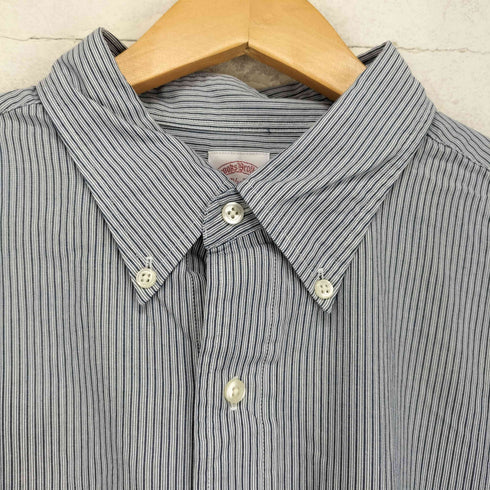 ブルックスブラザーズ BROOKS BROTHERS ストライプ ロングスリーブ ボタンダウン シャツ メンズ 17 1/2