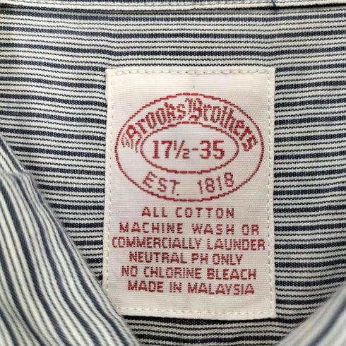 ブルックスブラザーズ BROOKS BROTHERS ストライプ ロングスリーブ ボタンダウン シャツ メンズ 17 1/2