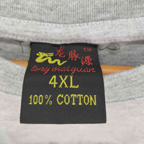 万里の長城 両面プリント S/S Tシャツ メンズ 4XL