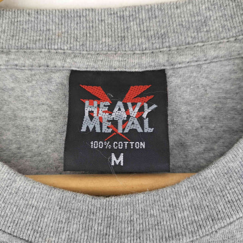 HEAVY METAL スパンコール装飾 ベイビー グラフィックプリント 半袖 Tシャツ レディース JPN:M