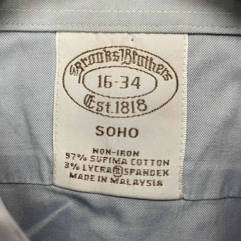ブルックスブラザーズ BROOKS BROTHERS SOHO ロングスリーブ シャツ メンズ 16