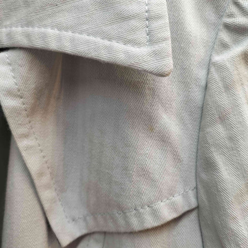 バーバリーブルーレーベル BURBERRY BLUE LABEL ヘリンボーン ストライプ バルマカーン ステンカラー コート レディース 38