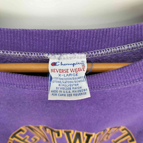 チャンピオン Champion USA製 REVERSE WEAVE 刺繍タグ 前期 後染め WENTWORTH 裏起毛 スウェット メンズ import:XL