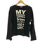 コムデギャルソン COMME des GARCONS AD2010 インサイドデコレーション期 メッセージニット メンズ JPN:M
