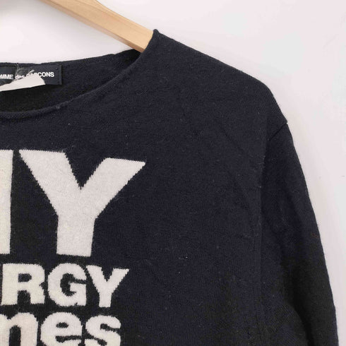 コムデギャルソン COMME des GARCONS AD2010 インサイドデコレーション期 メッセージニット メンズ JPN:M