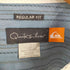 クイックシルバー Quiksilver REGULAR FIT レギュラー フィット ストライプ 半袖 シャツ Y2K メンズ L