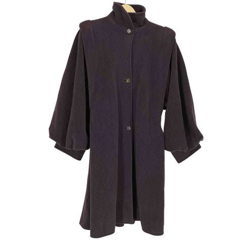 ウンガロ ungaro MADE IN ITALY ウール ベルテッド コート ボリューム袖 レディース