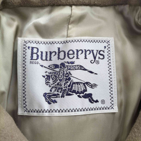 バーバリーズ BURBERRYS 80-90S OLD アンゴラ 100% バルマカーン ステンカラー コート レディース