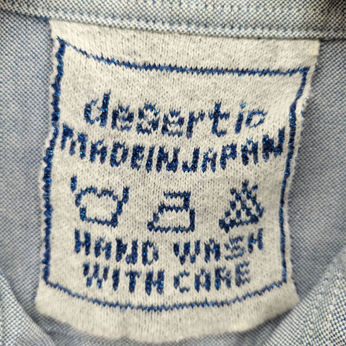 DESERTIC ニットドッキングボタンダウン半袖シャツ メンズ MAN2