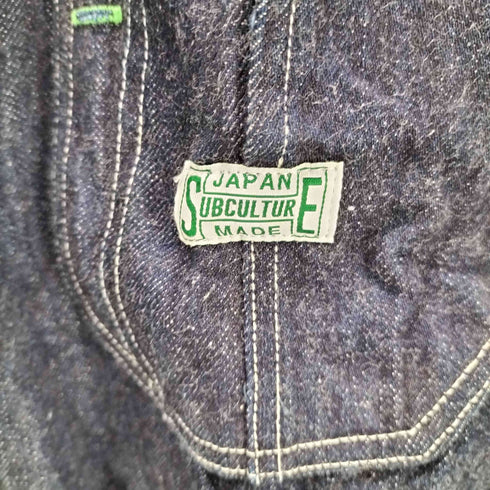 SC subculture サブカルチャー 25AW COVERALL INDIGO デニム カバーオール ジャケット インディゴ 12Oz 岡山デニム 40-50S 大戦 サンプリング メンズ JPN:2