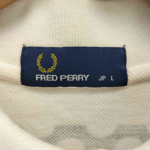 フレッドペリー FRED PERRY HIROKO TAKAHASHI バックプリント鹿の子ポロシャツ メンズ import:L