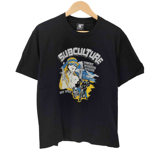 SC subculture サブカルチャー 24SS WHERESUMMERBEGINS T-SHIRT BLACK サブカルチャー Tシャツ ブラック メンズ JPN:1