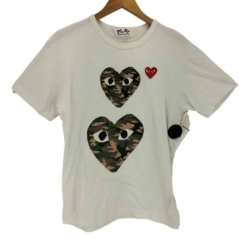 プレイコムデギャルソン PLAY COMME des GARCONS AD2017/8 カモプリントクルーネック半袖Tシャツ メンズ JPN:L
