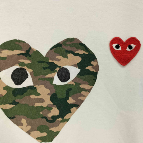 プレイコムデギャルソン PLAY COMME des GARCONS AD2017/8 カモプリントクルーネック半袖Tシャツ メンズ JPN:L