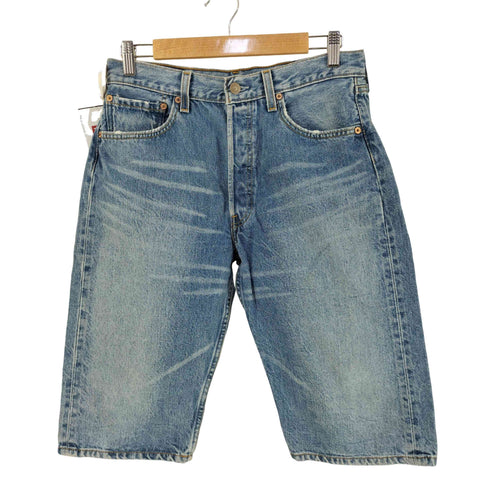 リーバイス Levis 00S USA製 ボタン裏 553刻印 501 ボタンフライ デニム ハーフ パンツ メンズ W32