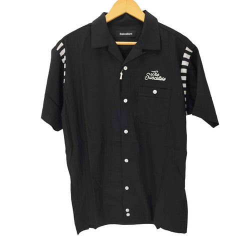 SC subculture サブカルチャー 24SS BOWLING SHIRT BLACK S/S ボーリング レーヨン シャツ メンズ JPN:2