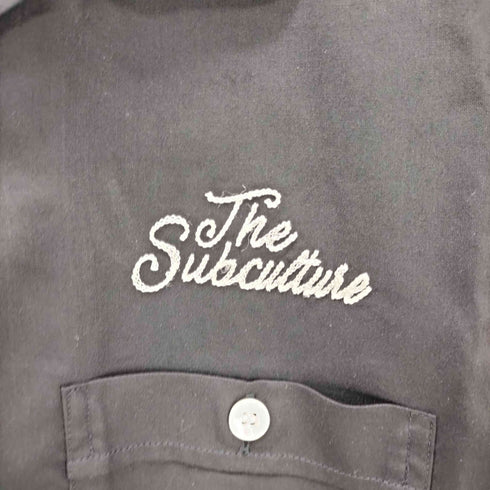 SC subculture サブカルチャー 24SS BOWLING SHIRT BLACK S/S ボーリング レーヨン シャツ メンズ JPN:2