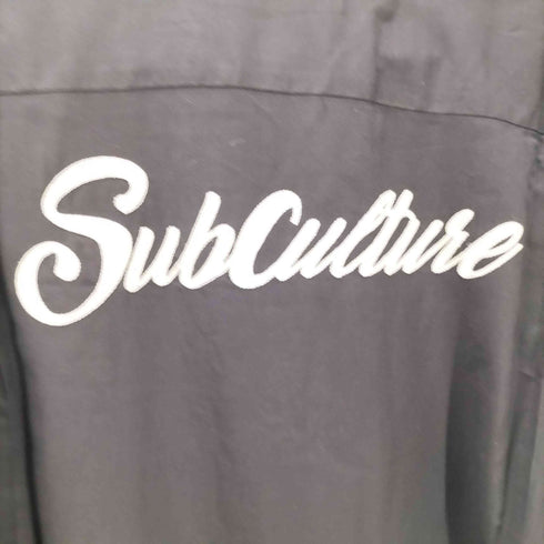 SC subculture サブカルチャー 24SS BOWLING SHIRT BLACK S/S ボーリング レーヨン シャツ メンズ JPN:2