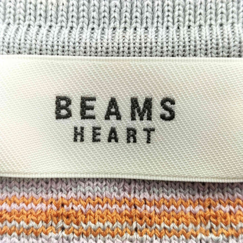 ビームスハート BEAMS HEART 25ss マルチジャカード ニットポロ レディース ONE SIZE