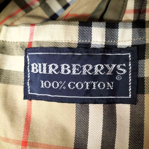 バーバリーズ BURBERRYS MADE IN ENGLAND ウールライナー付きノヴァチェックステンカラーコート 玉虫 メンズ
