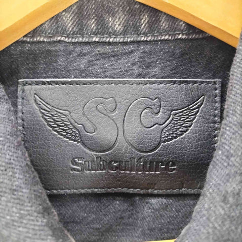 SC subculture サブカルチャー 25AW S0505 Denim Jacket Black 70505 4th サンプリング ブラック 13.5oz セルビッジ デニムジャケット メンズ JPN:1