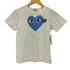 プレイコムデギャルソン PLAY COMME des GARCONS ハートワッペン クルーネック 半袖 Tシャツ レディース M
