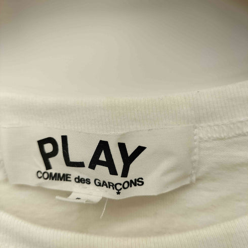 プレイコムデギャルソン PLAY COMME des GARCONS ハートワッペン クルーネック 半袖 Tシャツ レディース M