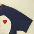 プレイコムデギャルソン PLAY COMME des GARCONS SOLID HEART LOGO TEE ハートワッペン クルーネックTシャツ レディース S