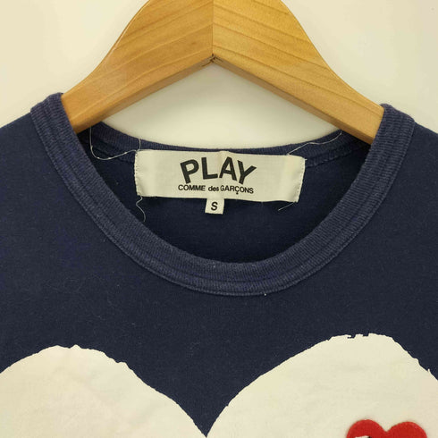 プレイコムデギャルソン PLAY COMME des GARCONS SOLID HEART LOGO TEE ハートワッペン クルーネックTシャツ レディース S