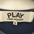 プレイコムデギャルソン PLAY COMME des GARCONS SOLID HEART LOGO TEE ハートワッペン クルーネックTシャツ レディース S