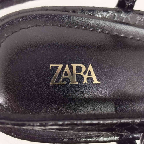ザラ ZARA レザー スリングバッグパンプス レディース EUR:36