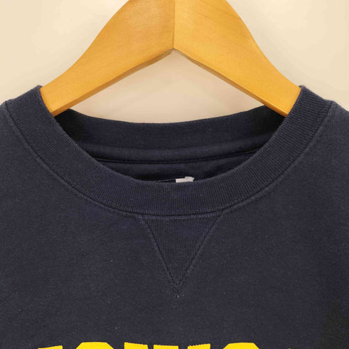 ギア GEAR FOR SPORTS BIG COTTON カレッジ ロゴ Vガゼット クルーネック L/S スウェット メンズ import:M