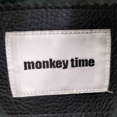 モンキータイム MONKEY TIME レザー切替 メルトン アワードジャケット メンズ JPN:M