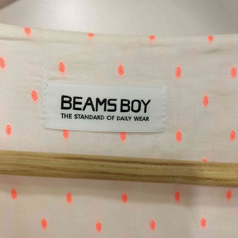 ビームスボーイ BEAMS BOY Trepied 刺し子 ピンタック スモック ブラウス レディース