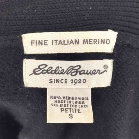 エディーバウアー Eddie Bauer FINE ITALIAN MERINO カーディガン レディース import:S