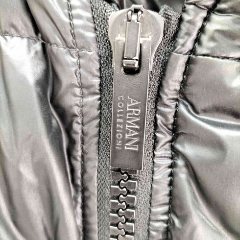 アルマーニコレツィオーニ ARMANI COLLEZIONI グースダウン100 ライダース型 ダウンジャケット メンズ EUR:50